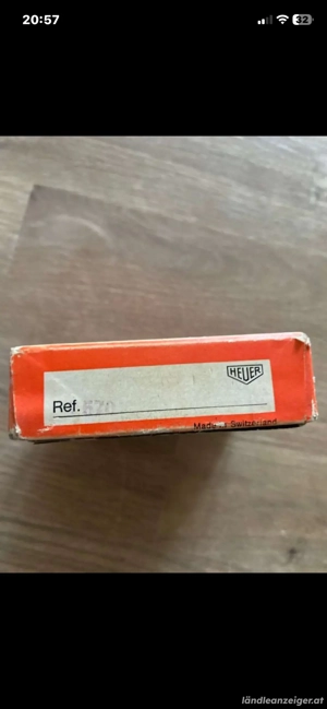 Orig. HEUER Ref. 570   Vintage Stoppuhr Jahrgang 1968 Bild 3
