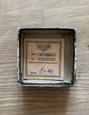 Orig. HEUER Ref. 570   Vintage Stoppuhr Jahrgang 1968 Bild 4