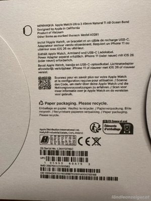 Appele watch Ultra 3 LTE Ocean Restgarantie bis 10.2026 Bild 5