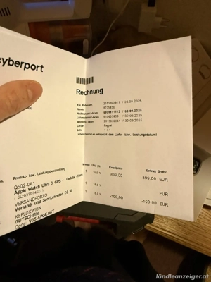 Appele watch Ultra 3 LTE Ocean Restgarantie bis 10.2026 Bild 4