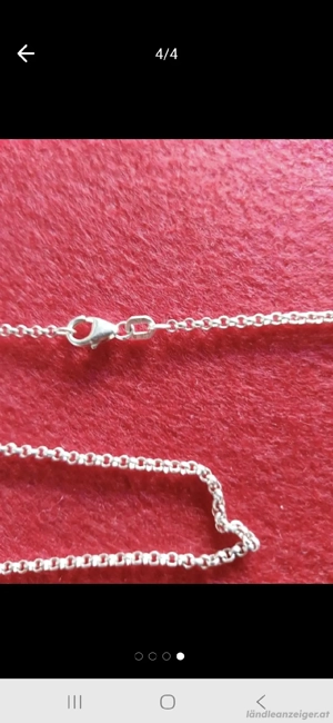 Halskette echt Silber Bild 3
