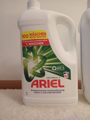 Ariel 5L 100 Wäsche Color + & Universal + Bild 2