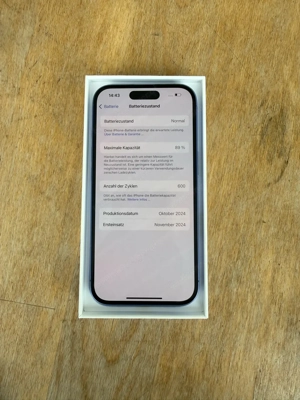 iphone 16 blau top zustand  Bild 2