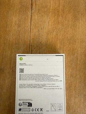 iphone 17 pro blau ungeöffnet neu Bild 2