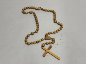 Katholischer Rosenkranz Gebetskette aus Holz (Gross)