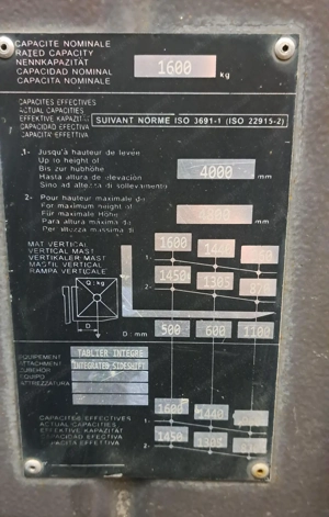 Manitou Elektro Gabelstapler ME316 3S Stapler Hubstapler kein Linde Jungheinrich Still Hangcha Cesab Bild 9