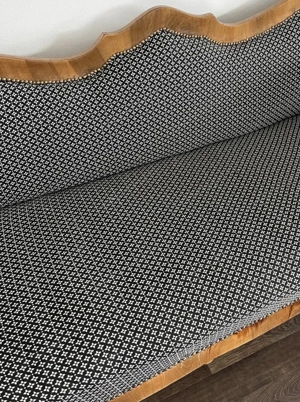 wunderschöne Original antik Biedermeier Sofa Couch neu überzogen Top Stück    Bild 9