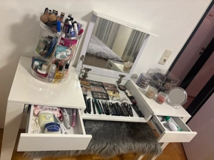 Schminktisch weiß Hochglanz Bild 2