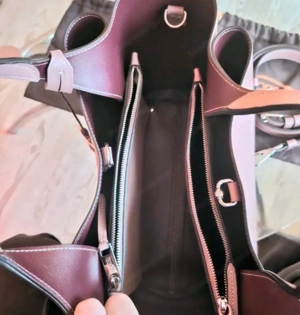 Tod's zeitlose tasche mauve mini neu Bild 3