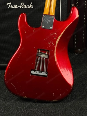 2008 Fender John Cruz 58  Hot Rod  Strat Rlc Candy Apple Red Bild 6