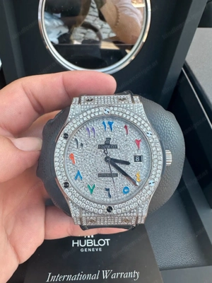 Hublot Fusion Classic - 45 - Iced Out - Diamanten - not Big Bang Bild 3