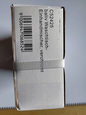 Baliv Waschtisch Einhandmischer verchromt Neu original verpackt  Bild 4