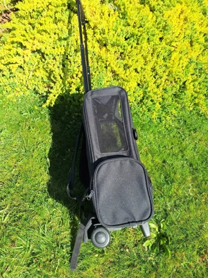 Reisetrolley Rucksack für kleine Hunde Katzen  Bild 3