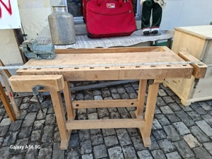 Hobelbank mit Schraubstock 