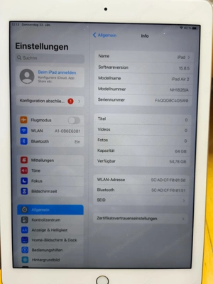 iPad Air2 mit 64gb Bild 3