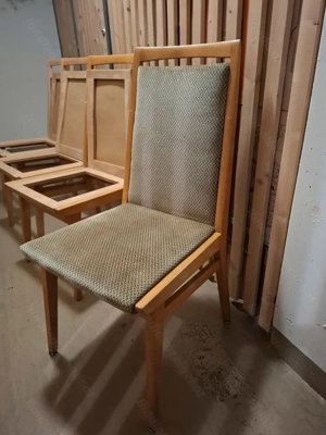 5 Esszimmerstühle Vollholz zum Aufarbeiten, DIY-Projekt Bild 3