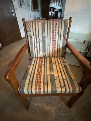 Eckbank mit Tisch und 3 Stühlen Bild 3