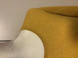 Damen langarm Pullover senffarben Bild 2