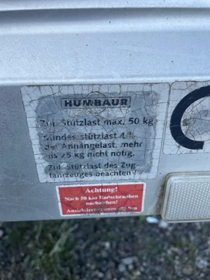 Humbaur Autoanhänger Bild 3