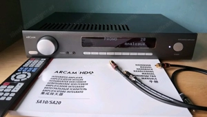 Arcam SA20 Vollverstärker mit Zubehör