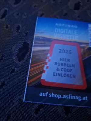 Digitale Vignette 2026 Bild 2