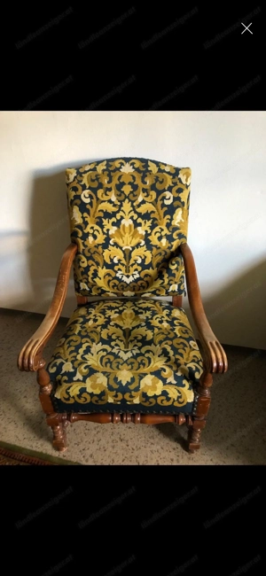 Vintage Armlehnsessel Handarbeit Bild 3