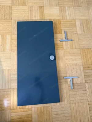 USM Haller Schiebetür   Auszug   Anthrazitgrau mit Schloss Bild 2