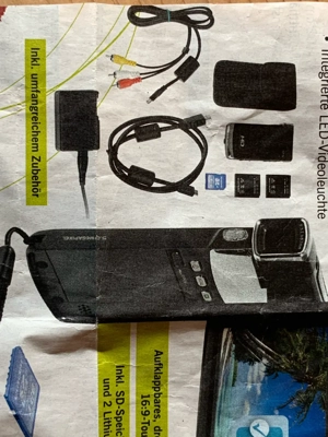 HD-Camcorder 2 in 1: Full-High-Definition-Videokamera und digitale Fotokamera SilverCrest Bild 5