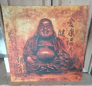 Buddha Bild 80 x 80 x 2 cm Bild 2