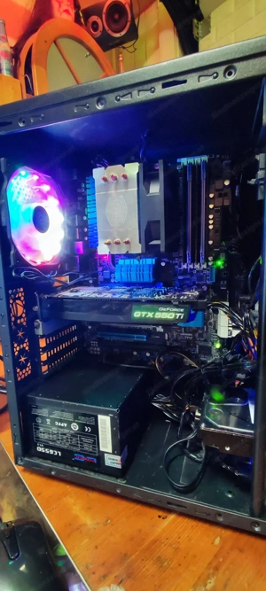 ASUS PC SET 8x4GHz 500SSD NEU, 1TB Festplatte, 16GB RAM GTX550TI Win 11 Pro Office 2024 Monitor 23 Bild 2