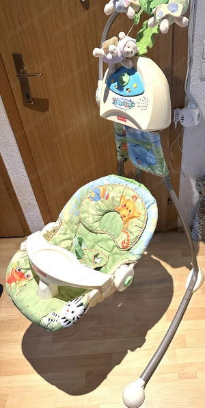 Babyschaukel elektr. Wippe Baby Hängematte Stokke Bild 9