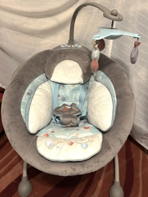 Babyschaukel elektr. Wippe Baby Hängematte Stokke Bild 7