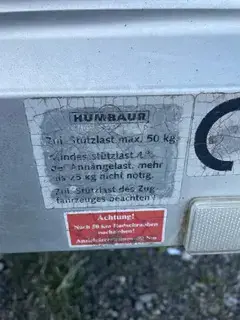 Humbaur Autoanhänger Bild 3