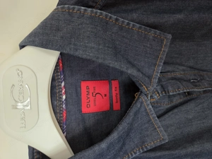 Jeanshemd Herren, OLYMP Level Five Body Fit Hemd, Größe M Bild 2