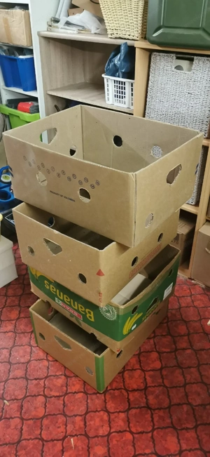Bananenkisten zu verschenken