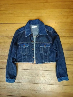Cropped Jeansjacke Größe L