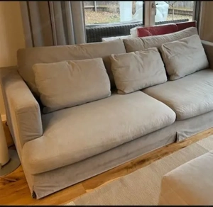 Saba Design Sofa mit Ottomane   Hergestellt in Italien Bild 2