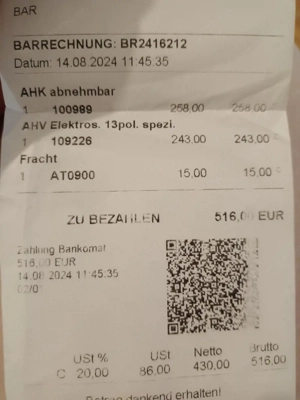 Anhängerkupplung für SEAT Ibiza   NEU & originalverpackt Bild 3