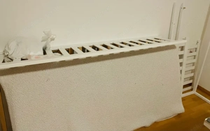 Top Preis! Wunderschönes sehr gut erhaltenes Bett Hausbett inkl Rausfallschutz und Matratze Bild 4