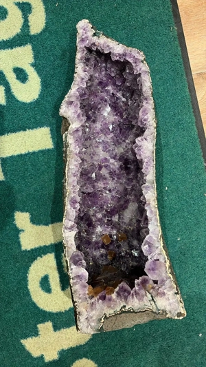 Dekoration Delfine + Ametyst-Druse Bild 2