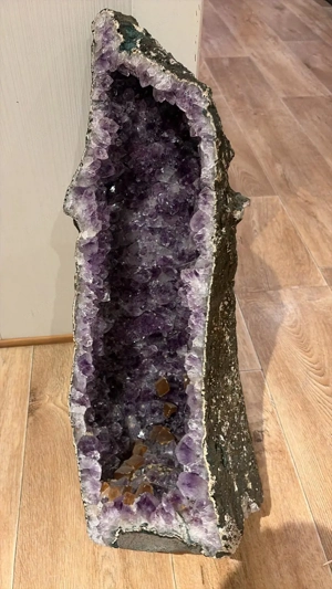 Dekoration Delfine + Ametyst-Druse Bild 4