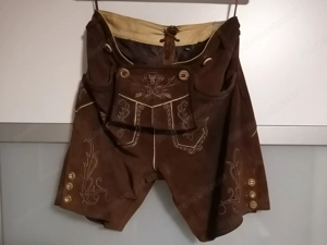 Lederhose,echtes Leder,mit Hemd Bild 3