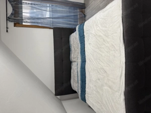 Boxspringbett 200x200 mit Matratze und Topper