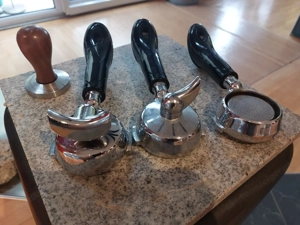 Profi Siebträger Kaffeemaschine mit Zubehör Bild 2