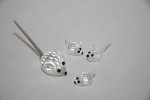 Swarovski Feldmäuse 3er + Maus mini im Set