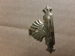 Schatullen Verschluss messing  Bild 5