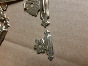 Schatullen Verschluss messing 