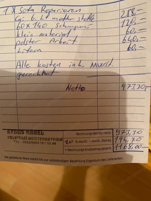 Antike Vintagecouch Bild 2