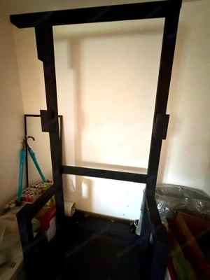 Selbstgebauter Langhantelständer  Squat Rack Bild 2