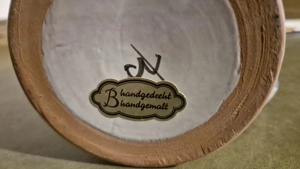 Hochwertiges Keramik-Set   Handgemalt & Handgedreht   Blau-Weiß Dekor ca. 15 cm hoch Bild 4